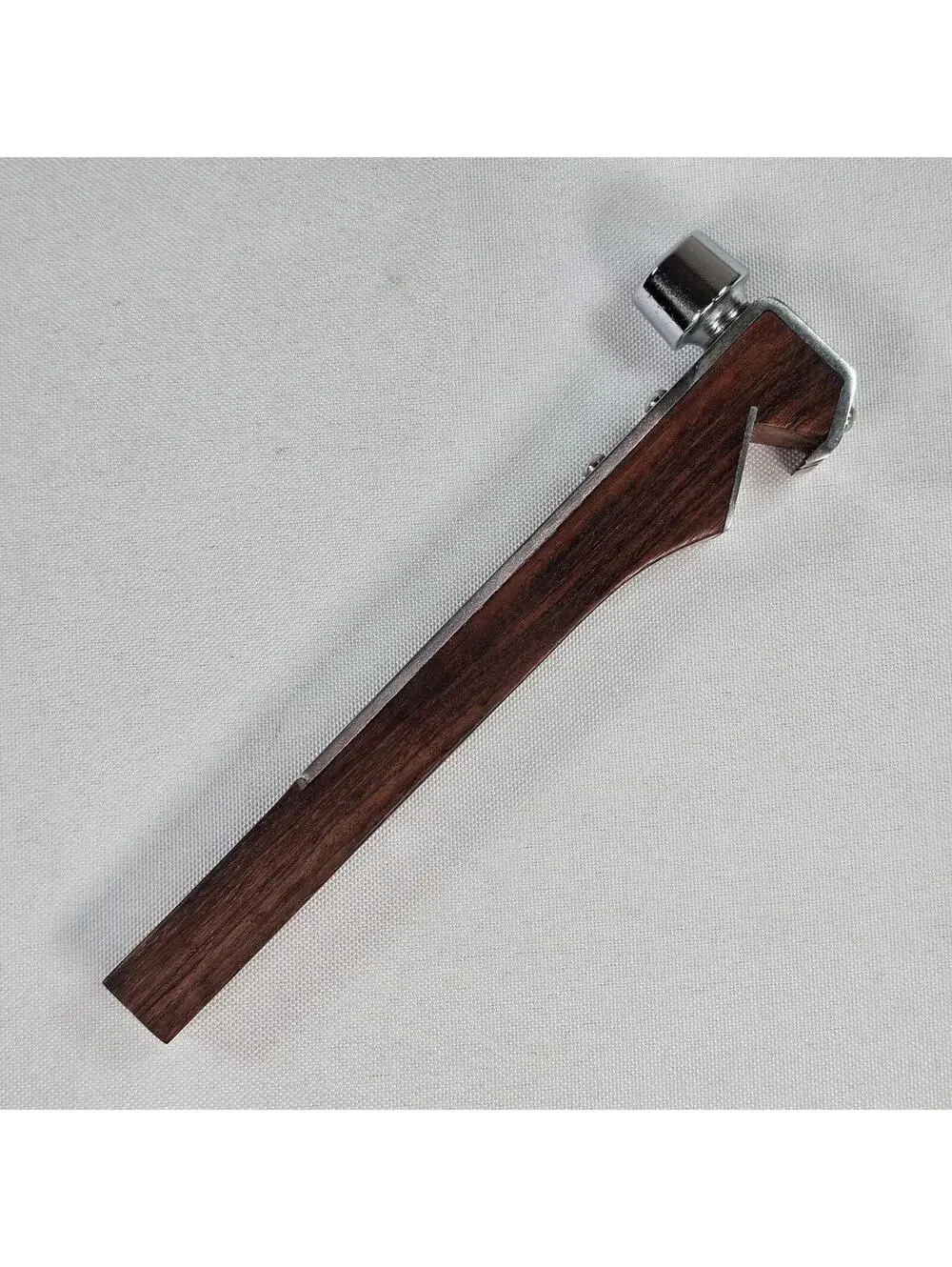 Vintage Burnco The Ice Breaker Bar Tool Wood Chrome Hammer Bottle Opener Boxed
